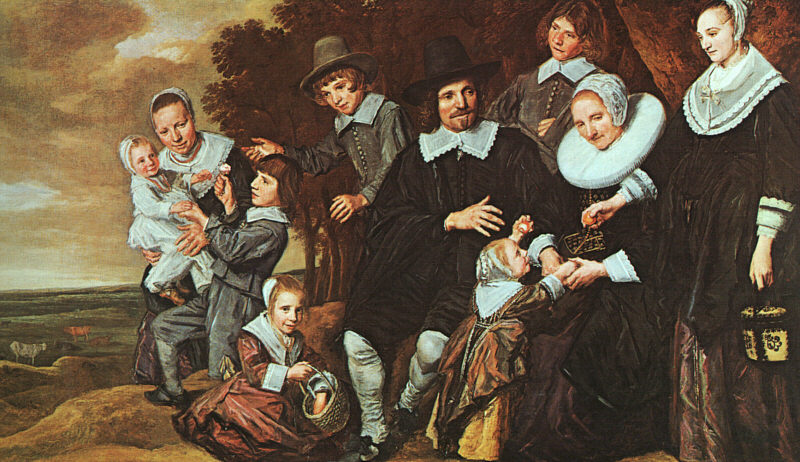 A Family Group in a Landscape